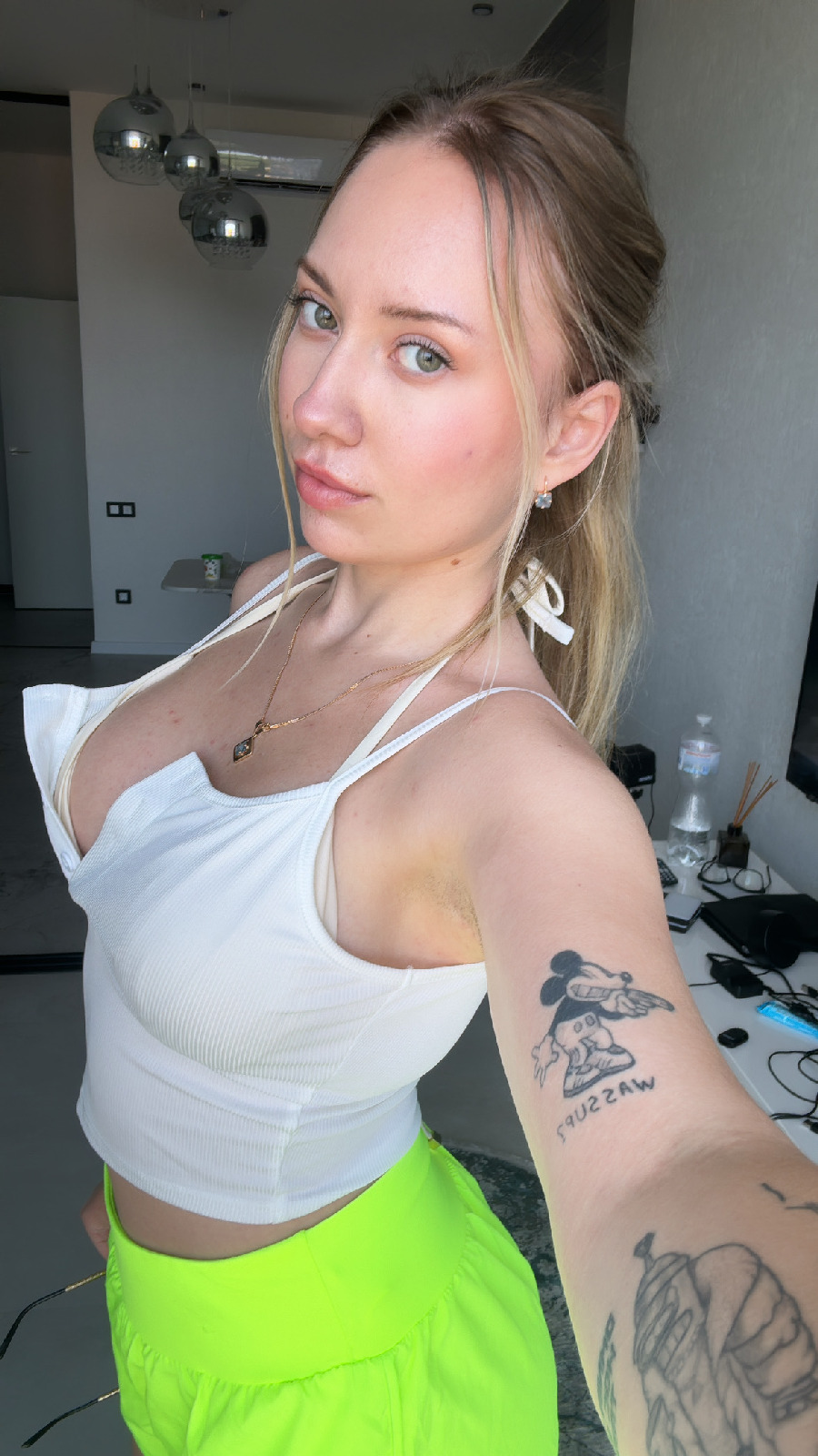 KateV in her underwear in Kiev