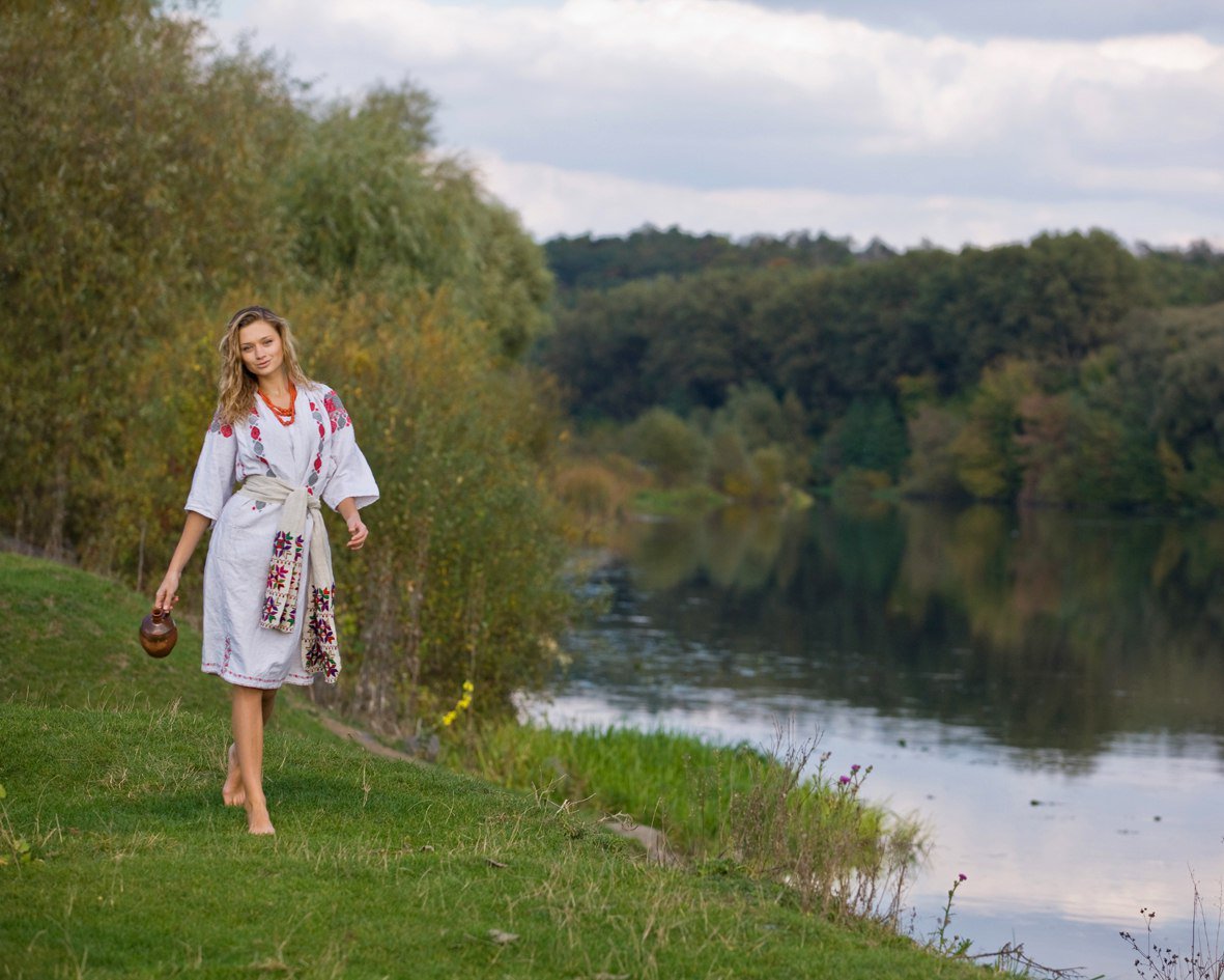 Nude girl Slavic women in Kiev